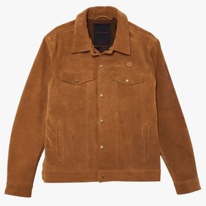 Deus Wildfire Suede Trucker Jacket